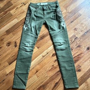 Miss Me Vintage Skinny Moto Pants